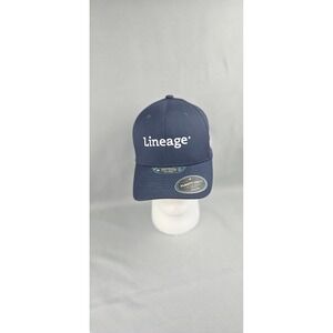 Lineage Flexfit 110 NU Navy Adjustable Baseball Cap Performance Golf Hat